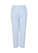 FINE KNIT PLEATS COLOR 1、ウィメンズ_パンツ、ブルー