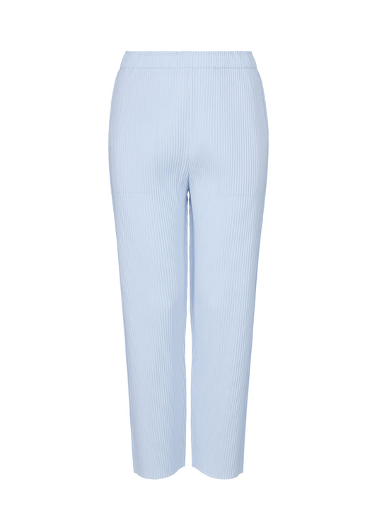 FINE KNIT PLEATS COLOR 1、ウィメンズ_パンツ、ブルー
