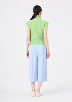 FINE KNIT PLEATS COLOR 1、ウィメンズ_パンツ、着用画像2