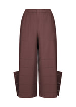 FINE KNIT PLEATS BOTTOM 1、ウィメンズ_パンツ、パープル