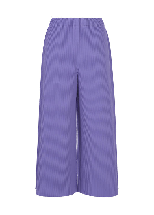 FINE KNIT PLEATS COLOR 2、ウィメンズ_パンツ、パープル