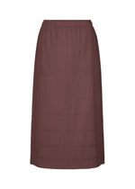 FINE KNIT PLEATS BOTTOM 1、ウィメンズ_スカート、パープル
