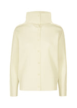 FINE KNIT PLEATS、ウィメンズ_トップス_カーディガン、ホワイト
