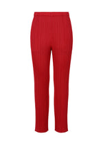 NEW COLORFUL BASICS 5、ウィメンズ_パンツ、レッド