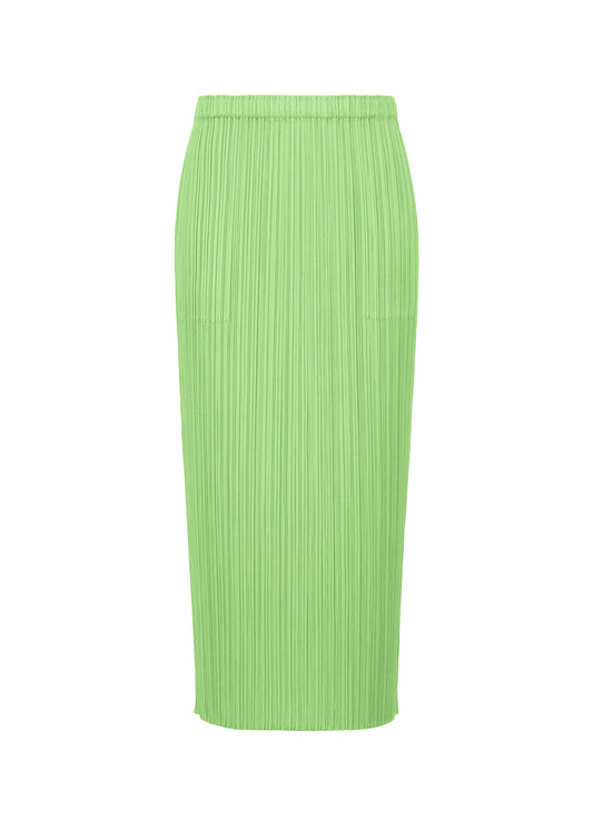 NEW COLORFUL BASICS 4、ウィメンズ_スカート、グリーン