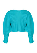 RIB PLEATS JANUARY、ウィメンズ_トップス_カーディガン、ディテール画像1
