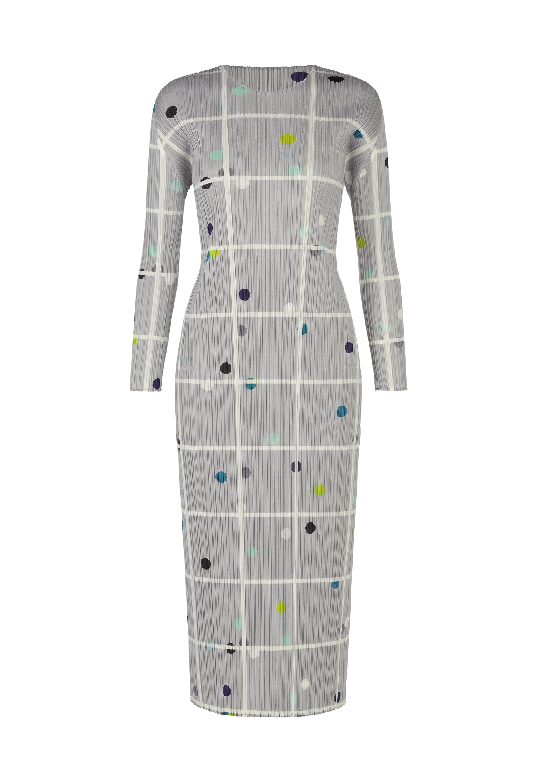 CROSSING DOTS、ウィメンズ_ワンピース、グレー