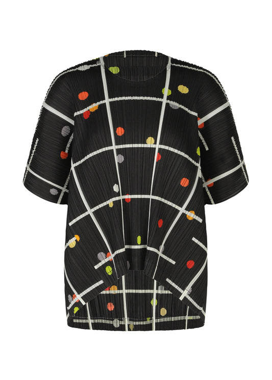 CROSSING DOTS、ウィメンズ_トップス_トップ、ブラック