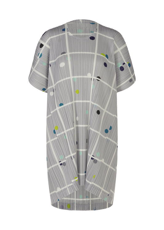 CROSSING DOTS、ウィメンズ_トップス_チュニック、グレー