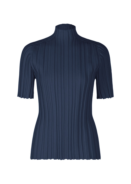 RIB KNIT、ウィメンズ_ニット、ネイビー