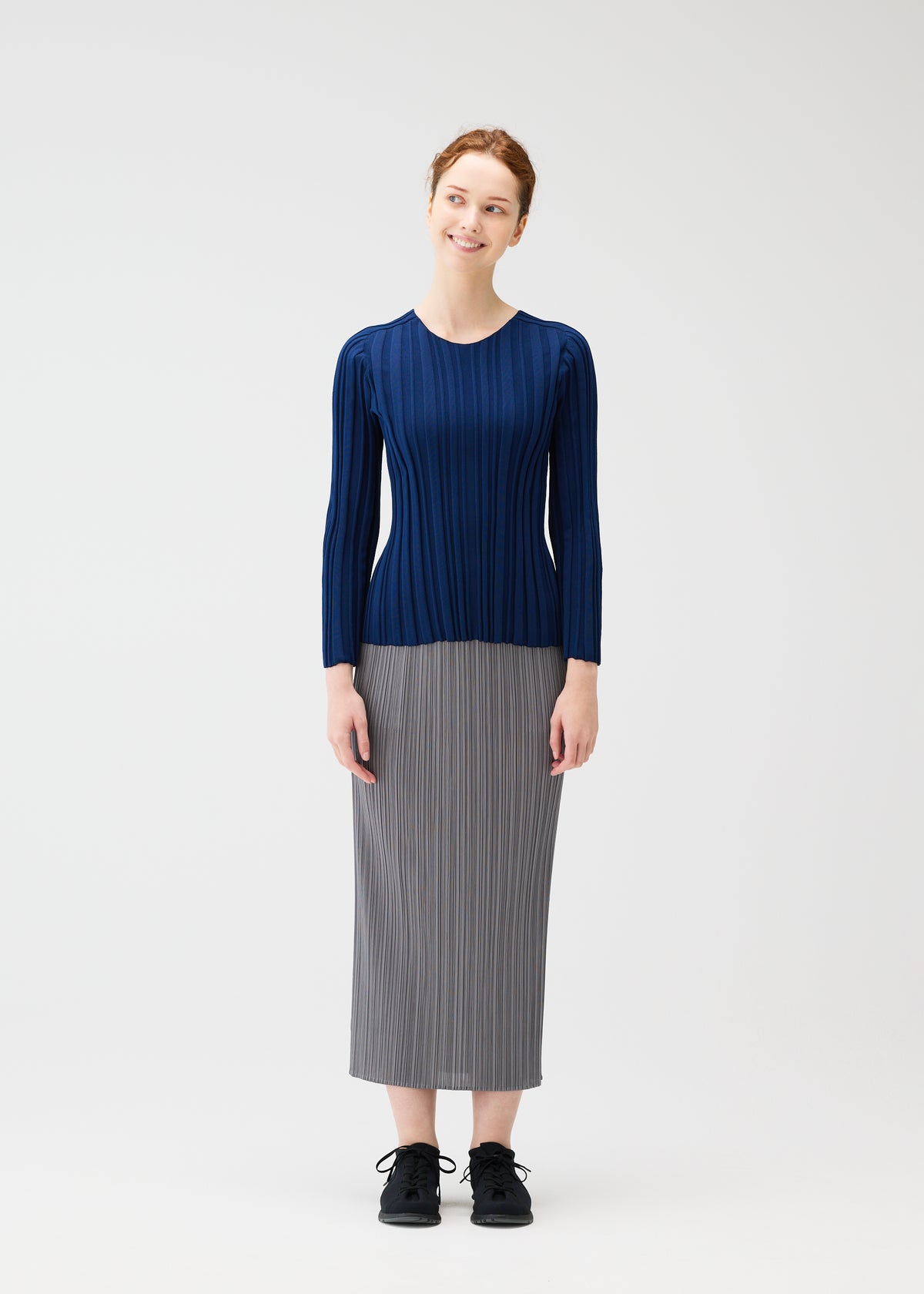 RIB KNIT、ウィメンズ_ニット、着用画像1