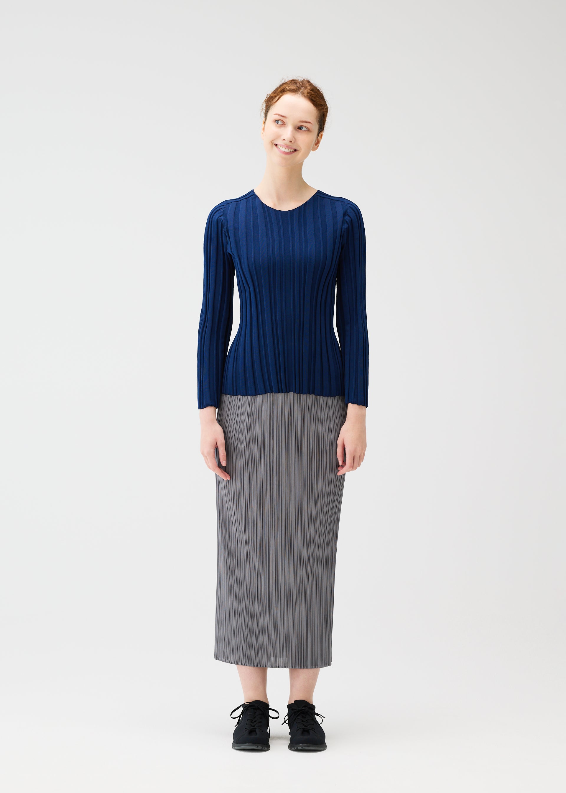 RIB KNIT、ウィメンズ_ニット、着用画像1