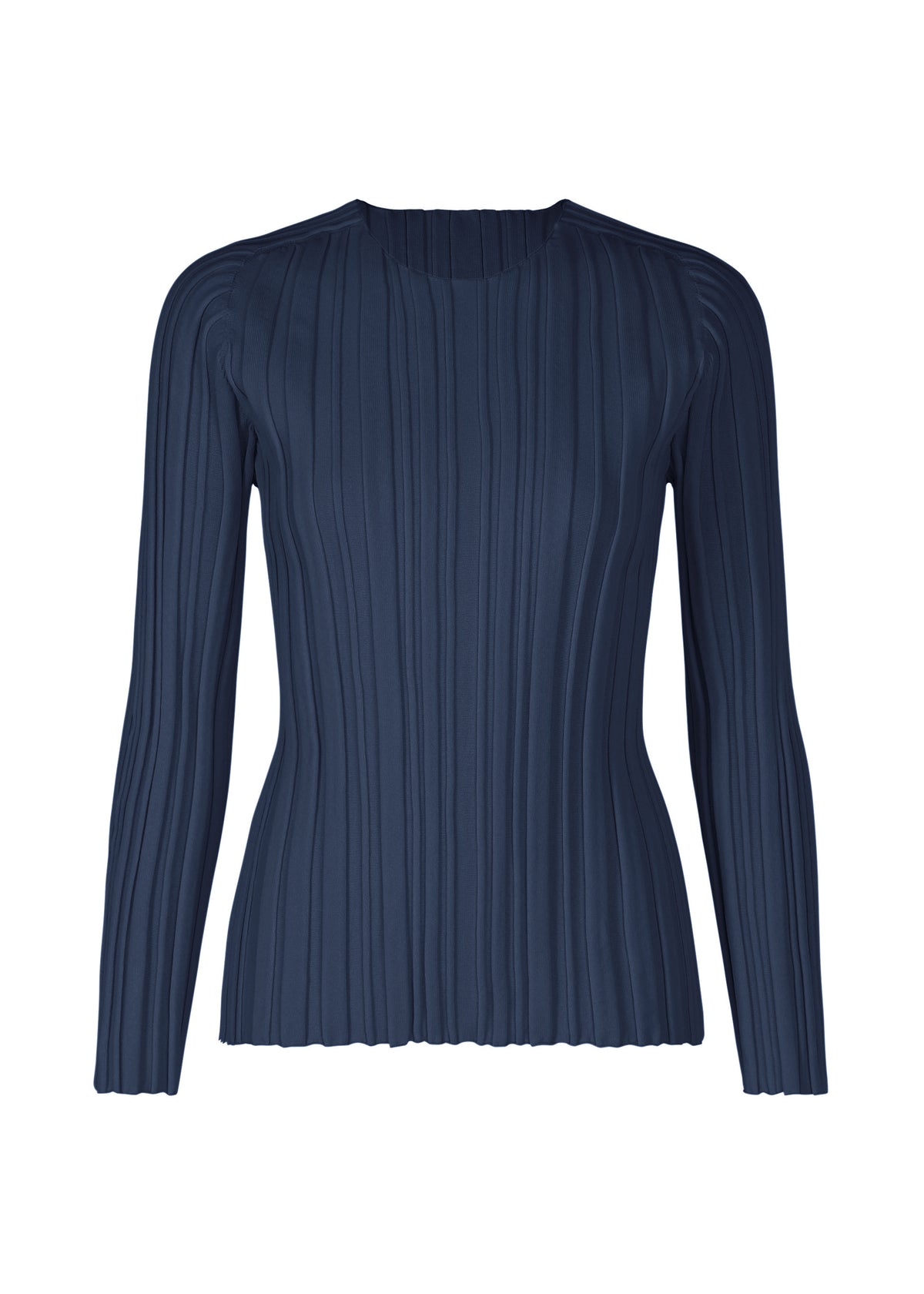 RIB KNIT、ウィメンズ_ニット、ネイビー