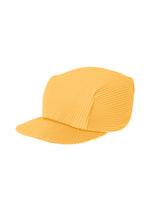 PLEATS CAP、アクセサリー&その他_帽子、イエロー