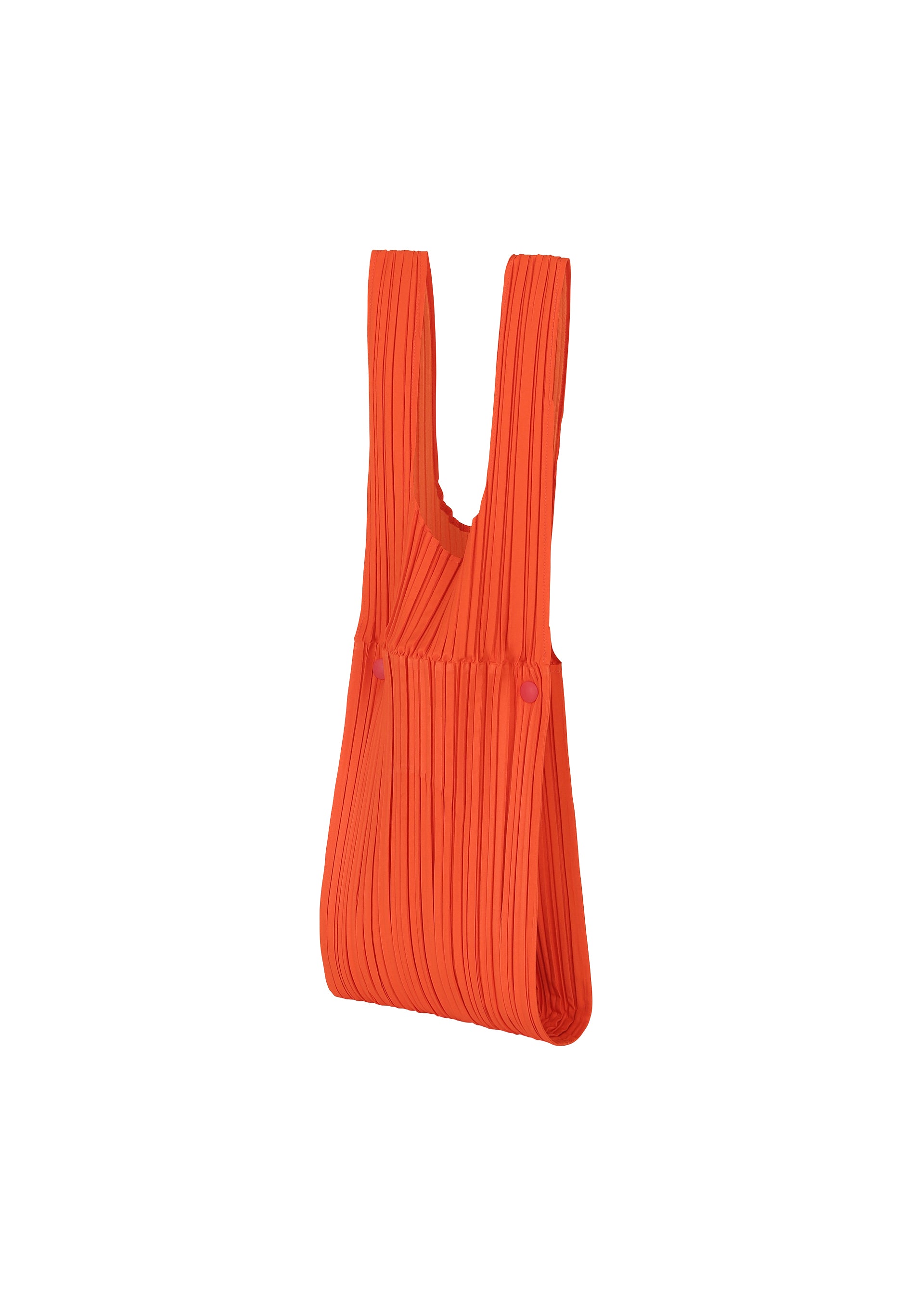 PLEATS BRIDGE BAG、バッグ&財布_トートバッグ、レッド