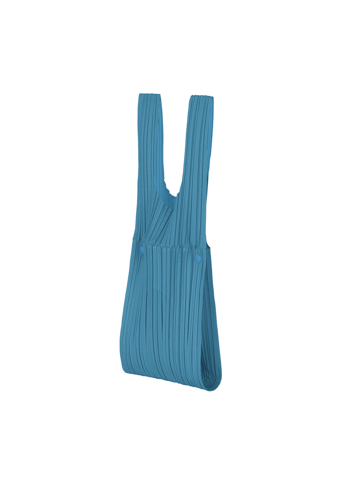 PLEATS BRIDGE BAG、バッグ&財布_トートバッグ、ネイビー