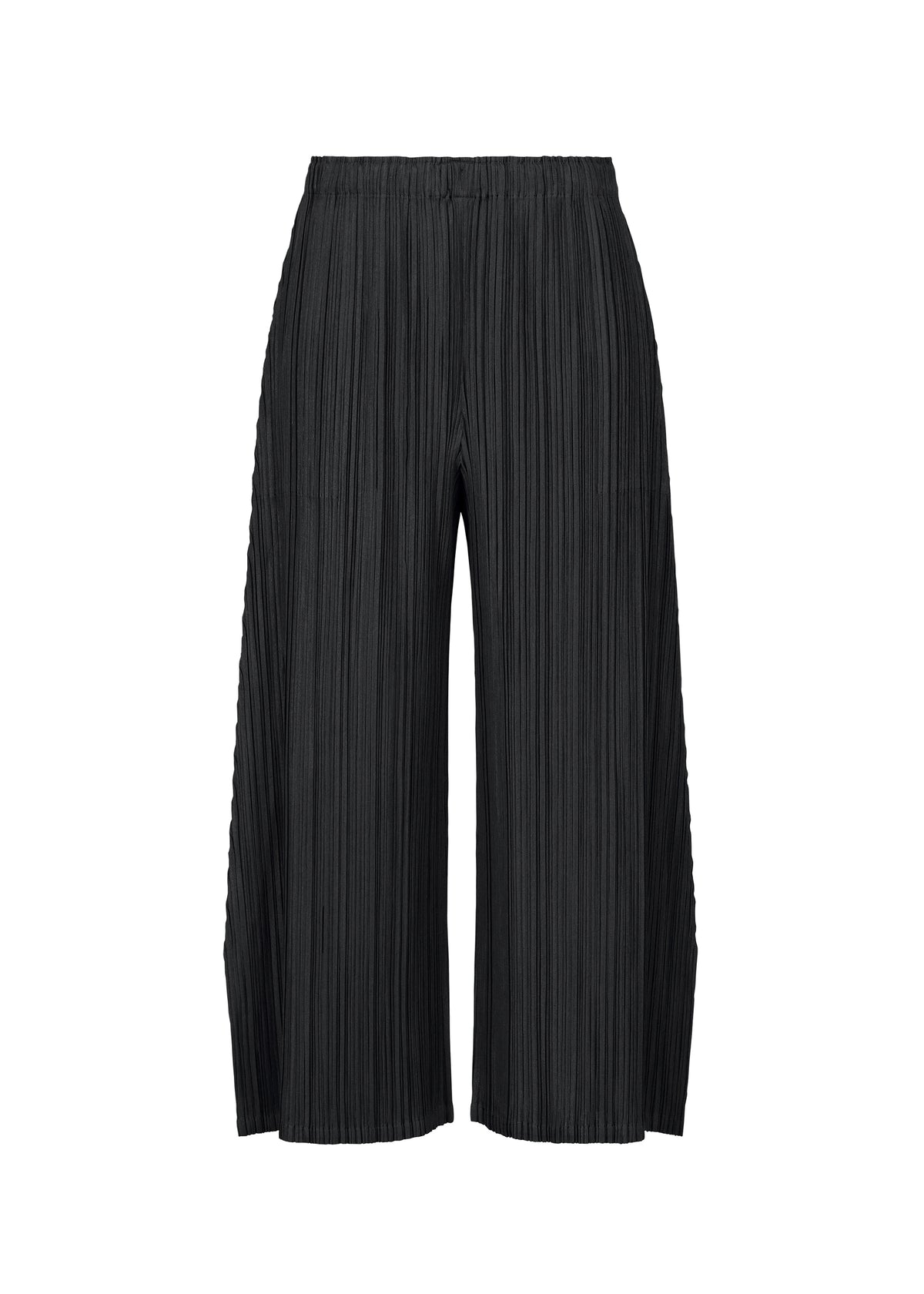 MELLOW PLEATS、ウィメンズ_パンツ、ブラック