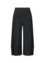 MELLOW PLEATS、ウィメンズ_パンツ、ブラック
