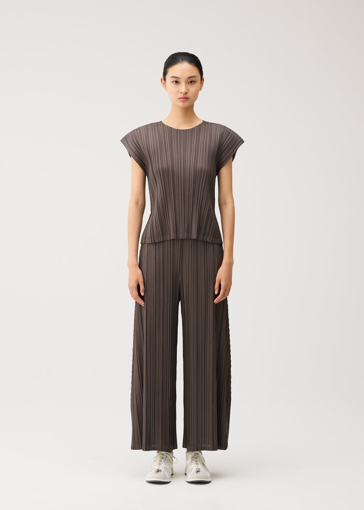 MELLOW PLEATS、ウィメンズ_トップス_トップ、着用画像1