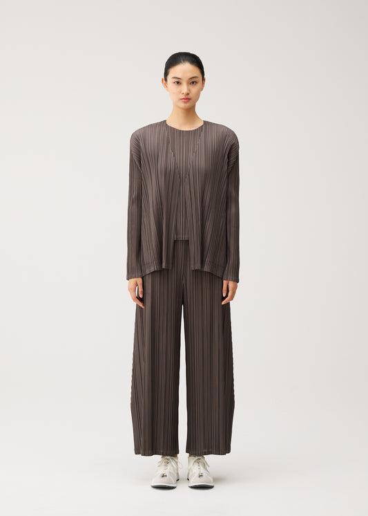 MELLOW PLEATS、ウィメンズ_トップス_カーディガン、着用画像1