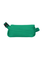 BIAS PLEATS WAIST BAG、バッグ&財布、カーキ