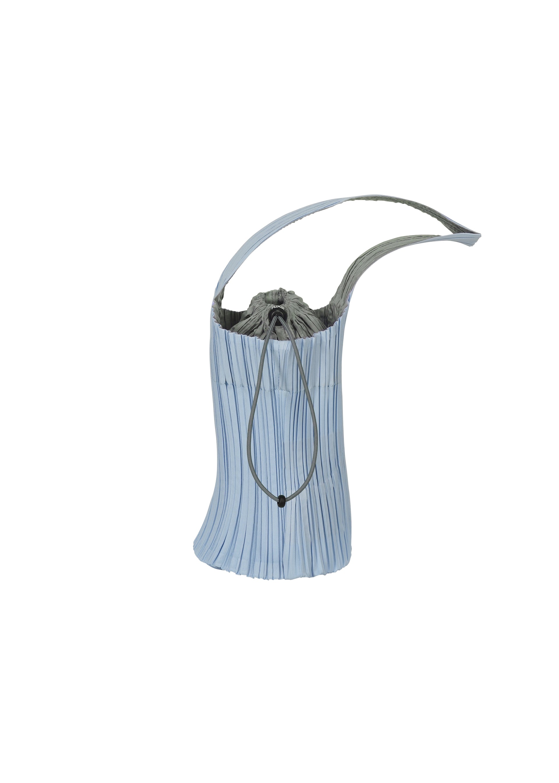 PLEATS SWAN BAG、バッグ&財布_ハンドバッグ、ブルー